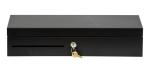 Денежный ящик АТОЛ FlipTop-MB черный с нержавеющей крышкой