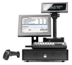POS-система АТОЛ Супермаркет 10'' NFD10, черная, без ФР + Frontol Торговля ЕГАИС