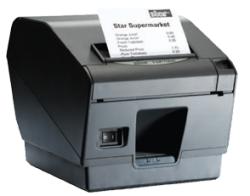 Чековый термопринтер Star TSP 743II USB, без БП, черный
