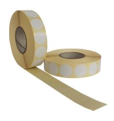 Термоэтикетка круглая D20 (5000), втулка 40 мм, TOP