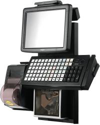 POS-комплект 9,7" Posiflex Retail Профи черный, TX-2100, Windows POSReady 7