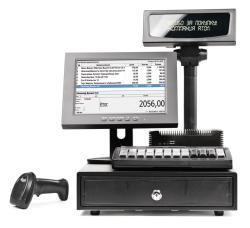 POS-система АТОЛ Супермаркет 10'' NFD10, черная, FPrint-22ПТК + Frontol Торговля ЕГАИС
