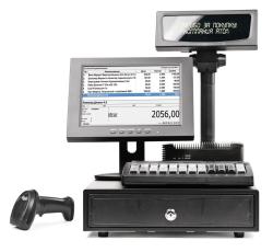 POS-система АТОЛ Супермаркет 10'' NFD10, черная, без ФР + Frontol xPOS ЕГАИС