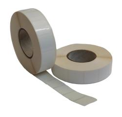 Термотрансферная этикетка 20x20 (5000), втулка 40 мм, полипропилен