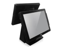 Сенсорный терминал EcoPOS i 9000 15" с SSD черный + Ридер магнитных карт + доп. монитор 15", без ОС