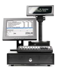 POS-система ForPOSt АТОЛ Супермаркет 10'' NFD10, черная, FPrint-22ПТК + Frontol Оптим