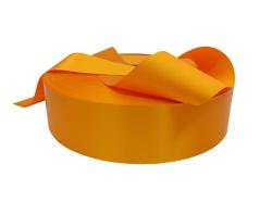 Сатиновая лента PS901 для ТТ-печати жёлто-оранжевая 40мм/200м