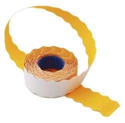 Этикет-лента 26x12x800 волна, оранжевая