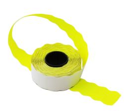 Этикет-лента 26x12x1000 волна, желтая