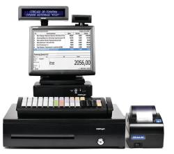 POS-система АТОЛ Супермаркет ЕГАИС 10", Без ФР,  1D сканер + Frontol Торговля ЕГАИС
