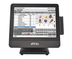 POS-система АТОЛ Ресторан ЕГАИС 15" черная, FPrint-22ПТK без ФН + Frontol Ресторан ЕГАИС