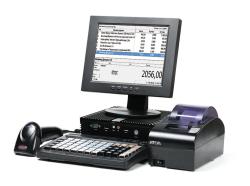 POS-система АТОЛ Супермаркет ЕГАИС 10", Атол 55Ф,  1D сканер + Frontol Торговля ЕГАИС