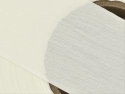 Полиэстеровая лента имитация хлопка C401OF кремовая без покрытия 30мм/100м