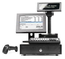 POS-система АТОЛ Супермаркет 10'' NFD10, черная, FPrint-11ПТК + Frontol xPOS ЕГАИС