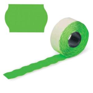 Этикет-лента 22x12x1000 волна, зеленая