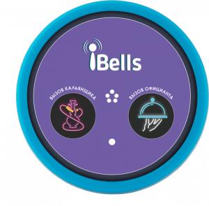 Кнопка вызова кальянщика и официанта K-D2-K (синий)