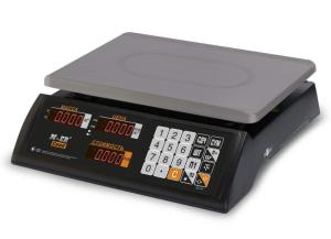 Торговые весы M-ER 327 AC-32.5 "Ceed" LED, черные