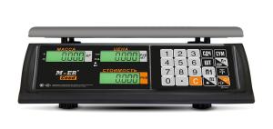 Торговые весы M-ER 327 AC-15.2 "Ceed" LCD, черные