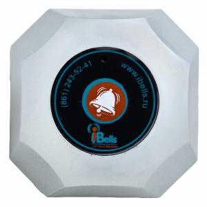 Кнопка вызова официанта iBells-301, серебристая