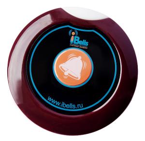 Кнопка вызова персонала iBells-305, вишневая