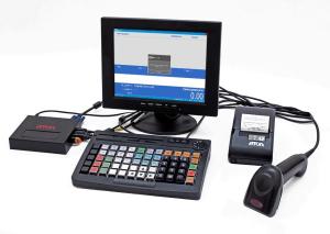 POS-комплект 10" HUB-19 черный 54ФЗ, Без ФР, Linux, Frontol xPOS