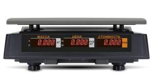 Торговые весы M-ER 327 AC-15.2 "Ceed" LED, черные