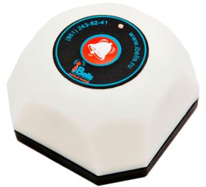 Кнопка вызова официанта iBells-301, белая