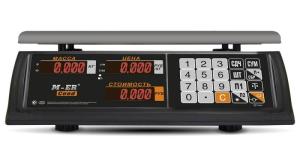 Торговые весы M-ER 327 AC-15.2 "Ceed" LED, черные