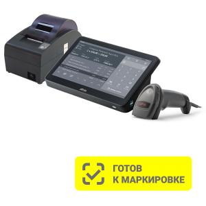 POS-система АТОЛ Optima Маркет 11.6", АТОЛ 50Ф с ФН 15 мес., 2D сканер + Frontol 6