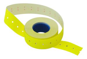 Этикет-лента 26x16x800 прямая, желтая