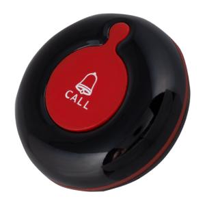 Влагозащищенная кнопка вызова K-01 (черно-красный)