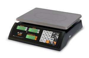 Торговые весы M-ER 327 AC-15.2 "Ceed" LCD, черные