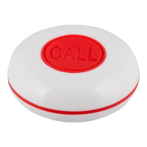 Влагозащищенная кнопка вызова K-O1-plus (бело-красный)