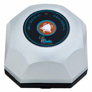 Кнопка вызова официанта iBells-301, серебристая