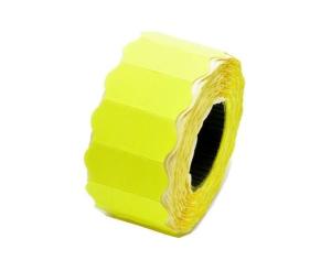 Этикет-лента 22x12x1000 волна, желтая