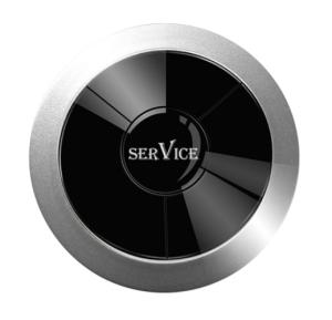 Кнопка вызова персонала iBells-315, серебристая