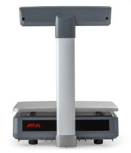 Весы торговые АТОЛ MARTA (со стойкой, СОМ порт, кабель RS-232, лицензия FDU) с поверкой
