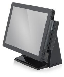 Сенсорный терминал EcoPOS i 9000 15" с SSD черный + Ридер магнитных карт, Windows