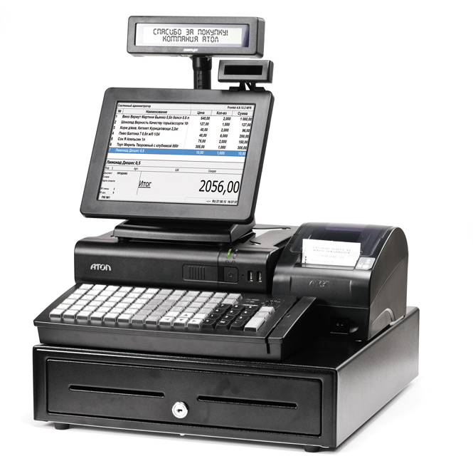 POS-система АТОЛ Magnum 10" черная, без ФР + Frontol xPOS, Linux