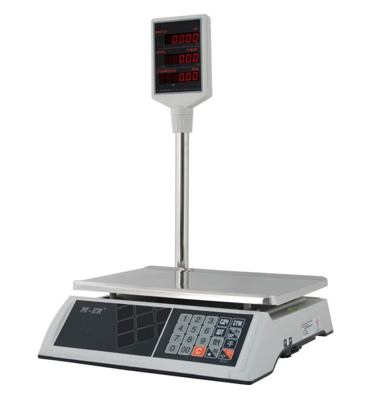 Торговые весы M-ER 327 ACP-15.2 "Ceed" LED, белые