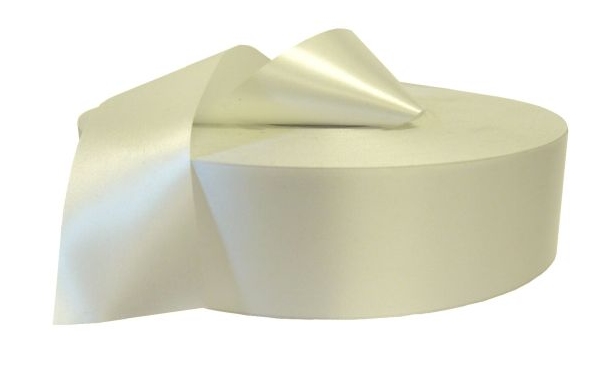 Сатиновая лента PS901 для ТТ-печати молочная 15мм/200м