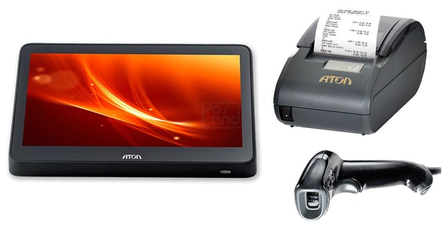 POS-система АТОЛ Optima Core 11.6", АТОЛ 50Ф с ФН 15 мес., сканер 2D, Frontol xPOS ЕГАИС + Windows 10 IoT