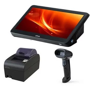 POS-система АТОЛ Optima Core 11.6", АТОЛ 50Ф с ФН 15 мес., сканер 1D, Frontol Simple + Linux