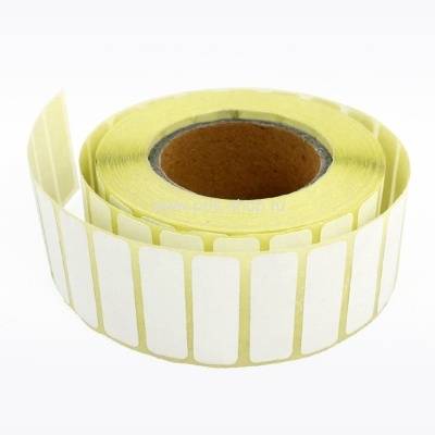 Термотрансферная этикетка 30x10 (2000), втулка 40 мм, полипропилен