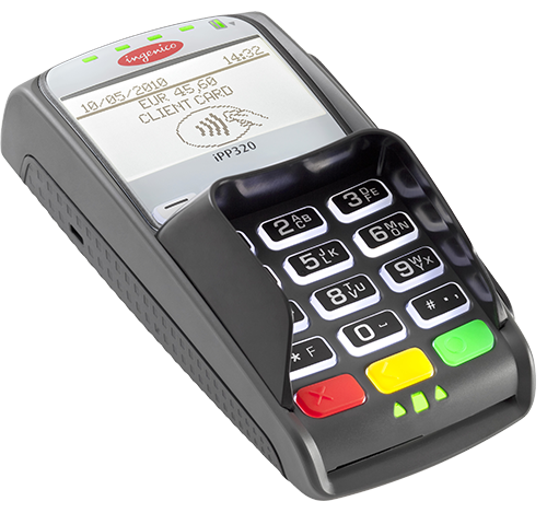 Клавиатура выносная/автономная Ingenico IPP320 USB, RS232, Ethernet, Contactless, с ПО начального уровня