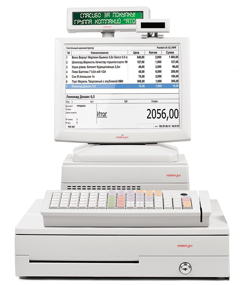POS-система ForPOSt Супермаркет 12'' белая, без ФР + Frontol Торговля