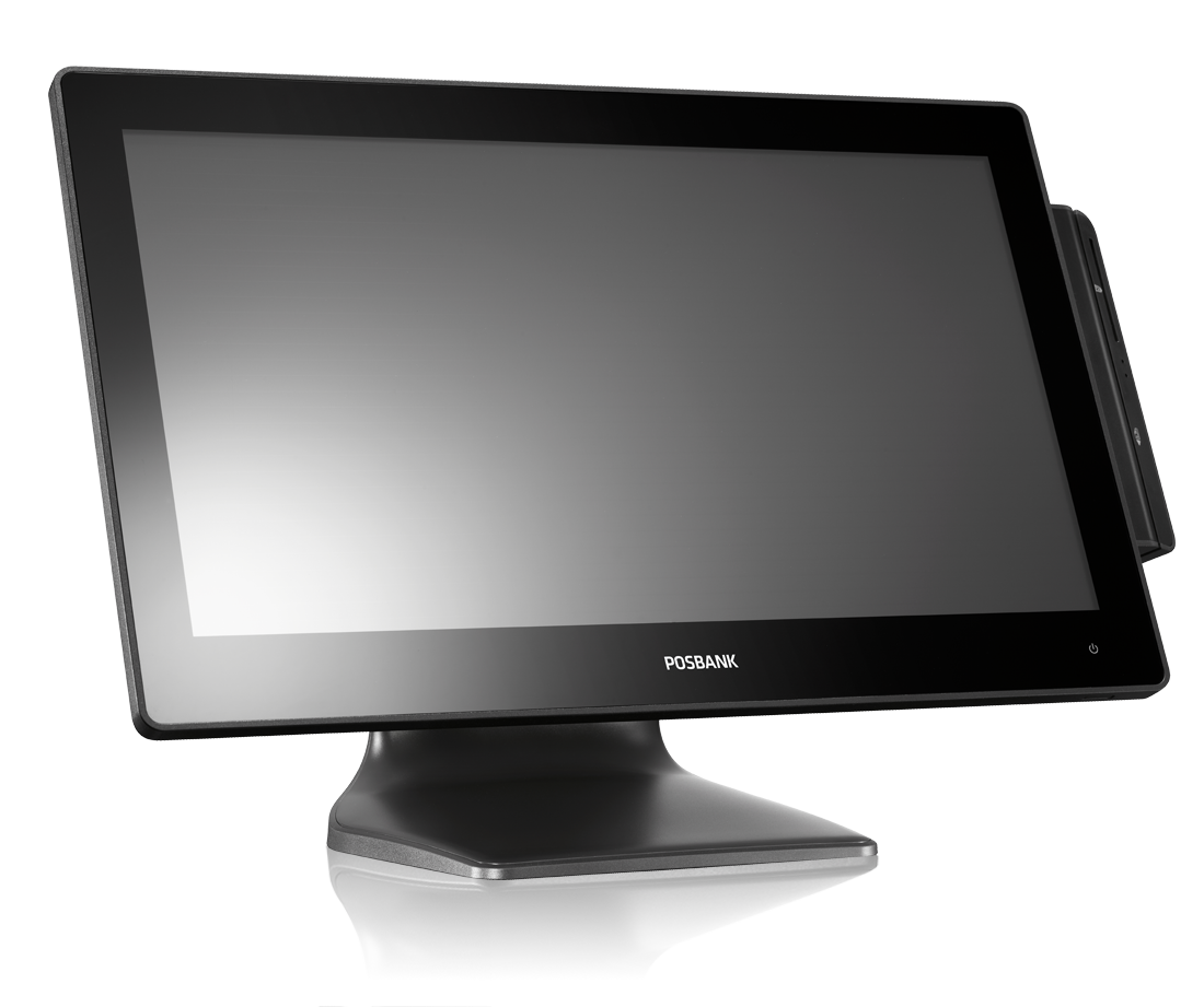Сенсорный терминал PosBank Apexa 19" GW черный + Ридер магнитных карт, без ОС