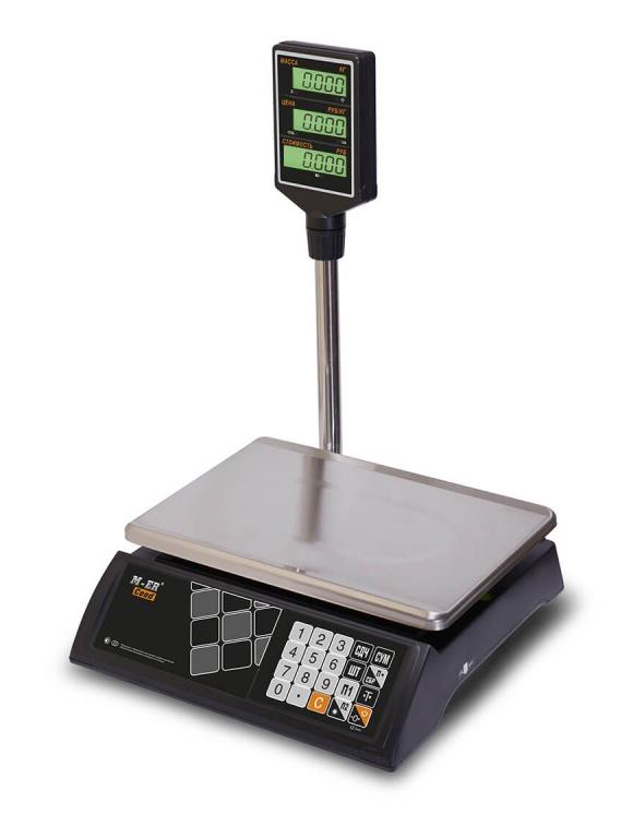 Торговые весы M-ER 327 ACP-32.5 "Ceed" LCD, черные