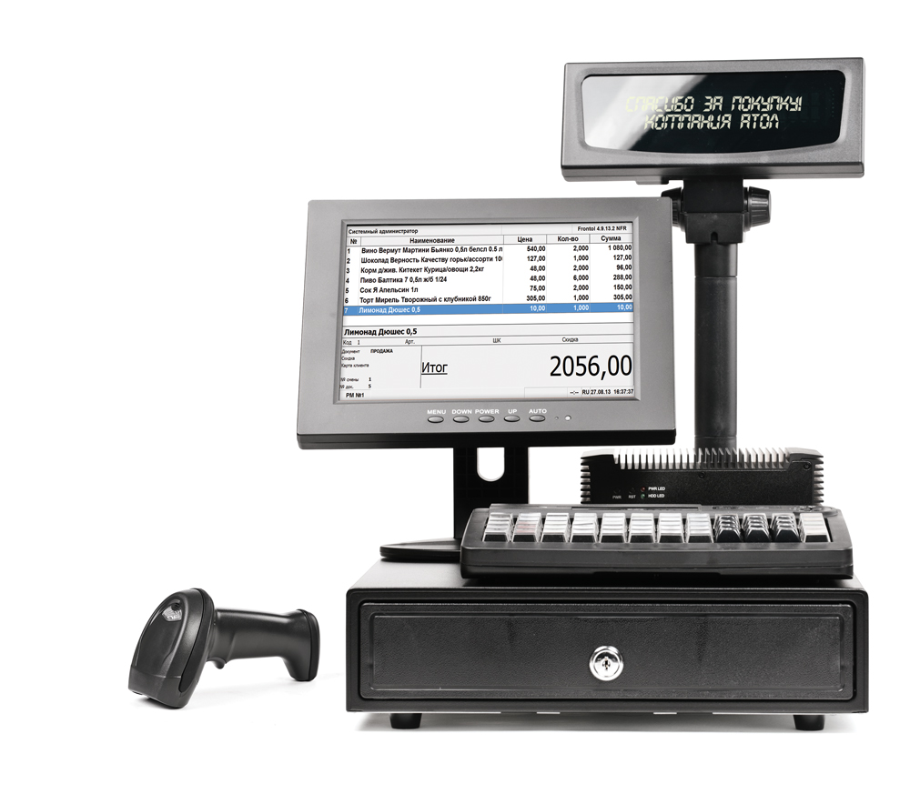 POS-система АТОЛ Супермаркет, АТОЛ 55Ф с ФН 15 мес,  Windows 10 IoT, Frontol 6