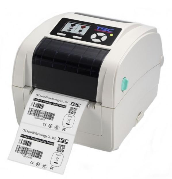 Термотрансферный принтер этикеток TSC TC310 (светлый) LCD SU+Ethernet+USB Host+RTC с отрезчиком